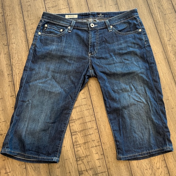 AG Adriano Goldschmied Bermuda jean shorts "the Malibu" size 30, size 10 - Picture 1 of 9